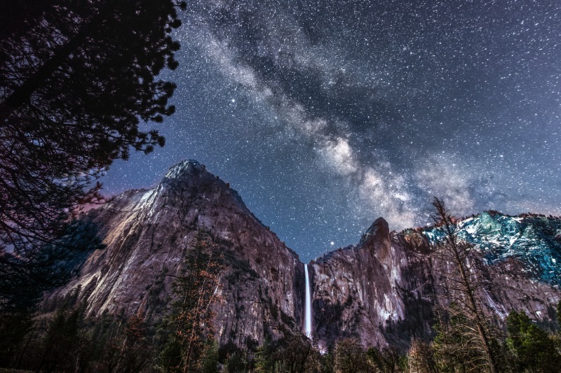 stargazing at Sentinel Dome or Glacier Point